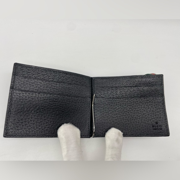 Gucci Sherryline Canvas Money Clip and Card Holder - Picture 6 of 8